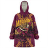 Queensland Maroons Snug Hoodie Maroon Venom QLD Strikeforce