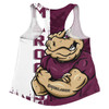 Queensland Maroons Women Racerback Singlet Queenslander Spirit Maroons Legacy