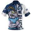 New South Wales Blues Zip Polo Shirt Blue Blooded Spirit Blues Legacy