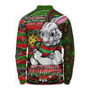 South Sydney Rabbitohs Long Sleeve Polo Shirt Spirit Of NAIDOC Series