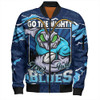 New South Wales Blues Bomber Jacket NSW Rampage Cockroaches Edition