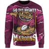 Queensland Maroons Sweatshirt QLD Rampage Cane Toad Edition