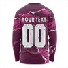 Queensland Maroons Long Sleeve T-shirt QLD Rampage Cane Toad Edition