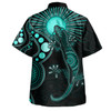 Australia Hawaiian Shirt Turquoise Dreaming Gecko Spirit