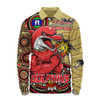 Redcliffe Dolphins Long Sleeve Polo Shirt Spirit Of NAIDOC Series
