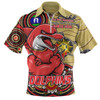 Redcliffe Dolphins Zip Polo Shirt Spirit Of NAIDOC Series