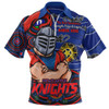 Newcastle Knights Zip Polo Shirt Spirit Of NAIDOC Series