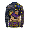 Melbourne Storm Long Sleeve Polo Shirt Spirit Of NAIDOC Series