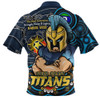 Gold Coast Titans Zip Polo Shirt Spirit Of NAIDOC Series