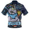 New South Wales Blues Zip Polo Shirt Spirit Of NAIDOC Series