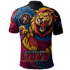 Brisbane Lions Polo Shirt Power Through Generations NAIDOC Edition