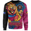 Brisbane Lions Sweatshirt Power Through Generations NAIDOC Edition