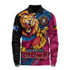 Brisbane Lions Long Sleeve Polo Shirt Power Through Generations NAIDOC Edition