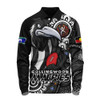Collingwood Long Sleeve Polo Shirt Power Through Generations NAIDOC Edition