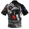 Collingwood Zip Polo Shirt Power Through Generations NAIDOC Edition