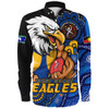 West Coast Eagles Long Sleeve Shirt Power Through Generations NAIDOC Edition