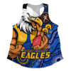 West Coast Eagles Women Racerback Singlet Power Through Generations NAIDOC Edition