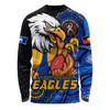 West Coast Eagles Long Sleeve T-shirt Power Through Generations NAIDOC Edition