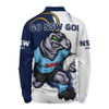 New South Wales Blues Long Sleeve Polo Shirt Battleborn Blues
