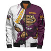 Queensland Maroons Bomber Jacket Battleborn Maroons