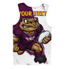 Queensland Maroons Men Singlet Battleborn Maroons