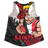 St Kilda Women Racerback Singlet Power Through Generations NAIDOC Edition