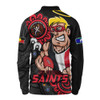 St Kilda Long Sleeve Polo Shirt Power Through Generations NAIDOC Edition