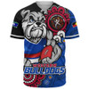 Western Bulldogs Baseball Shirt Power Through Generations NAIDOC Edition