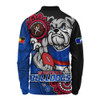 Western Bulldogs Long Sleeve Polo Shirt Power Through Generations NAIDOC Edition
