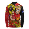 Gold Coast SUNS Long Sleeve Polo Shirt Power Through Generations NAIDOC Edition