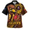 Hawthorn Hawaiian Shirt Power Through Generations NAIDOC Edition