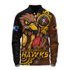 Hawthorn Long Sleeve Polo Shirt Power Through Generations NAIDOC Edition