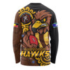 Hawthorn Long Sleeve T-shirt Power Through Generations NAIDOC Edition