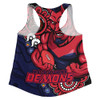 Melbourne Women Racerback Singlet Power Through Generations NAIDOC Edition