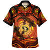 Indigenous Australian Aboriginal Hawaiian Shirt Gecko Dreaming Spirit Circle Edition