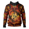 Indigenous Australian Aboriginal Hoodie Gecko Dreaming Spirit Circle Edition