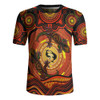 Indigenous Australian Aboriginal Rugby Jersey Gecko Dreaming Spirit Circle Edition