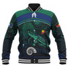 Indigenous Australian Aboriginal Baseball Jacket Turtle Of The Dreaming NAIDOC Edition