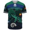 Indigenous Australian Aboriginal Baseball Shirt Turtle Of The Dreaming NAIDOC Edition
