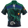 Indigenous Australian Aboriginal Zip Polo Shirt Turtle Of The Dreaming NAIDOC Edition