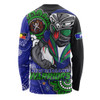 New Zealand Warriors Long Sleeve T-shirt Power Through Generations NAIDOC Edition