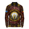 Indigenous Australian Aboriginal Long Sleeve Polo Shirt Naidoc Week Vision Of The Torres Warriors