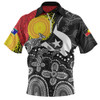 Indigenous Australian Aboriginal Zip Polo Shirt Journey Of Generations NAIDOC Edition