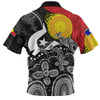 Indigenous Australian Aboriginal Zip Polo Shirt Journey Of Generations NAIDOC Edition