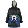 Indigenous Australian Aboriginal Snug Hoodie Torres Warrior Legacy NAIDOC Journey
