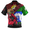 Essendon Zip Polo Shirt NAIDOC Week Pride Edition