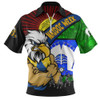 West Coast Eagles Zip Polo Shirt NAIDOC Week Pride Edition