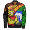 Gold Coast SUNS Bomber Jacket NAIDOC Week Pride Edition