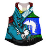 Port Adelaide Women Racerback Singlet NAIDOC Week Pride Edition
