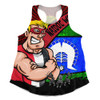 St Kilda Women Racerback Singlet NAIDOC Week Pride Edition